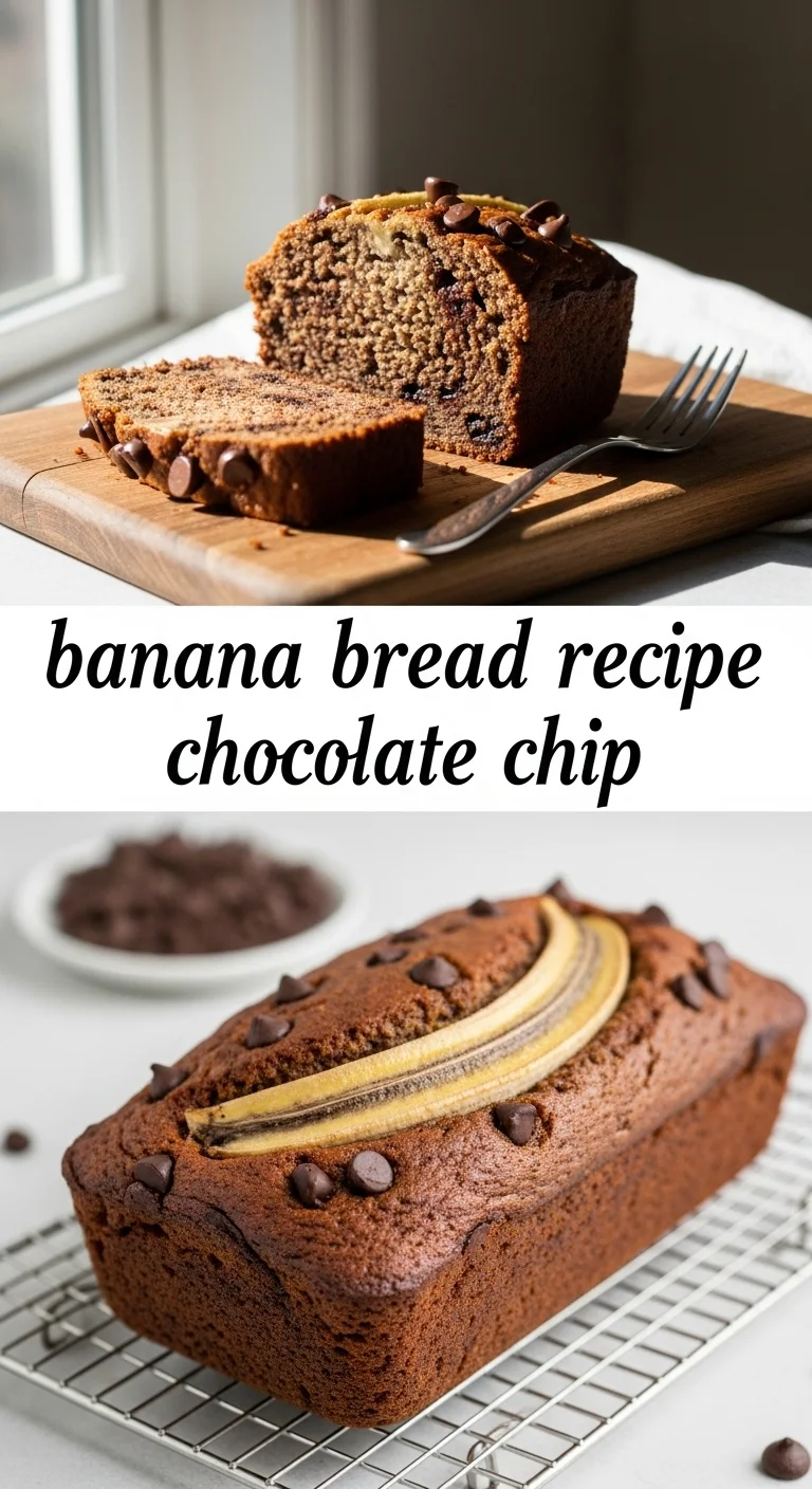 Banana Bread Recipe Chocolate Chip: 7 Amazing Secrets for the Ultimate Loaf - Pinterest Image