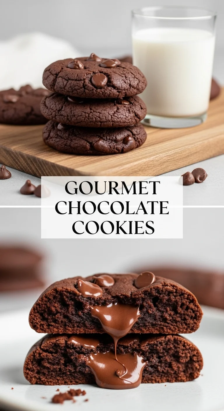 Gourmet Chocolate Cookies: 7 Delicious Recipes for the Ultimate Indulgence - Pinterest Image