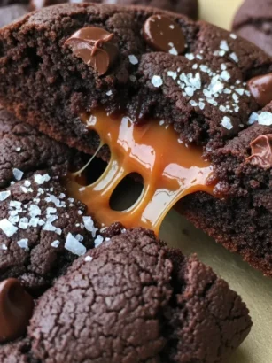 Salted Caramel Chocolate Cookie