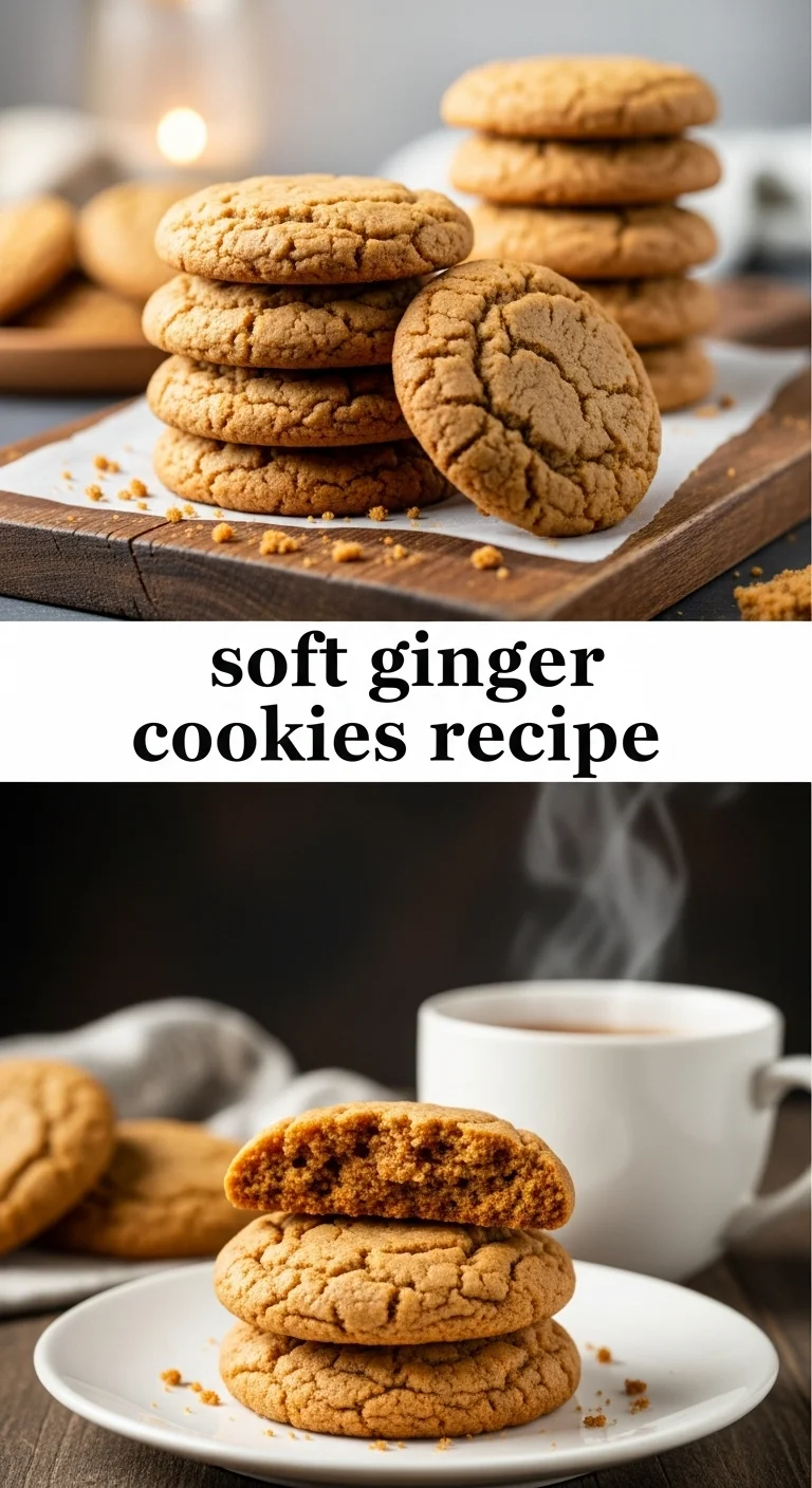 Soft Ginger Cookies Recipe: 7 Amazing Secrets for the Ultimate Chewy Treat - Pinterest Image