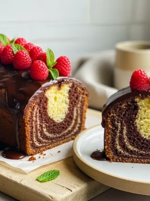homemade Marble Loaf Cake