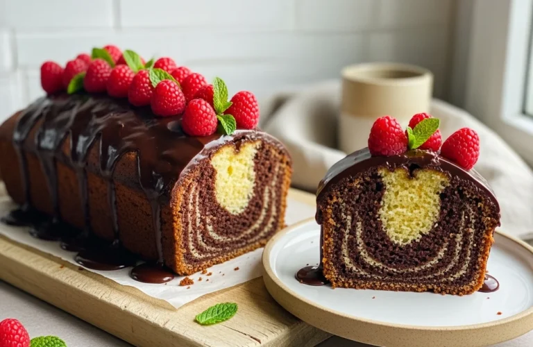 homemade Marble Loaf Cake