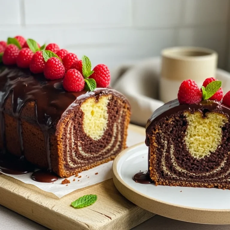 homemade Marble Loaf Cake