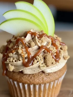 Apple Crumble Cupcakes
