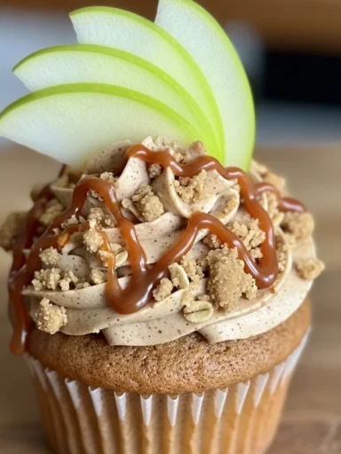 Apple Crumble Cupcakes