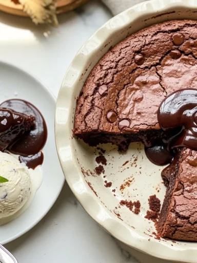 Easy Gooey Brownie Pie Recipe