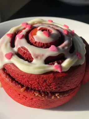 Make Easy Red Velvet Cinnamon Rolls