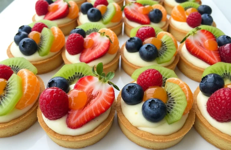 Mini Fruit Tarts With Pastry Cream