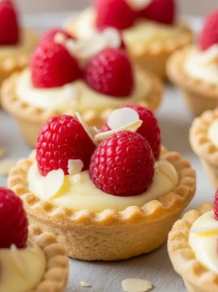Raspberry Vanilla Tarts