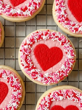 Slice and Bake Heart Cookies