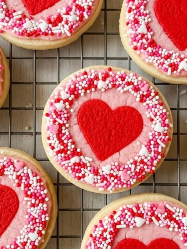Slice and Bake Heart Cookies
