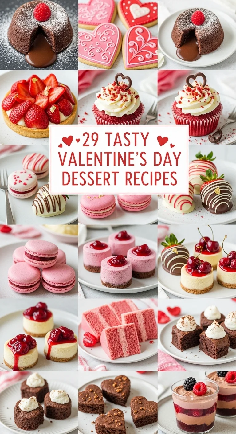 Valentine's Day Dessert Recipes: 29 Irresistible & Ultimate Treats for a Romantic Celebration - Image 1