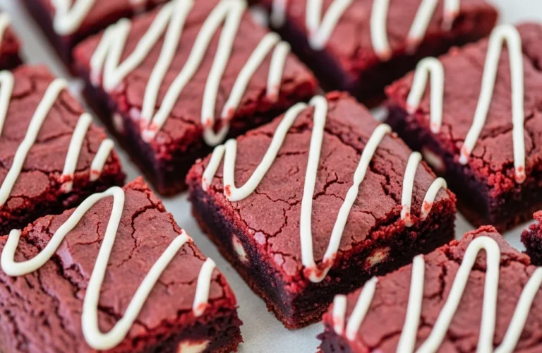 fudgy Red Velvet Brownies Recipe
