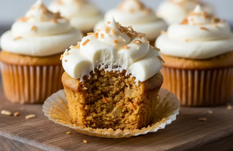 Carrot Pineapple Cupcakes