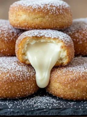 Churro Cookies with Cream Cheese Filling