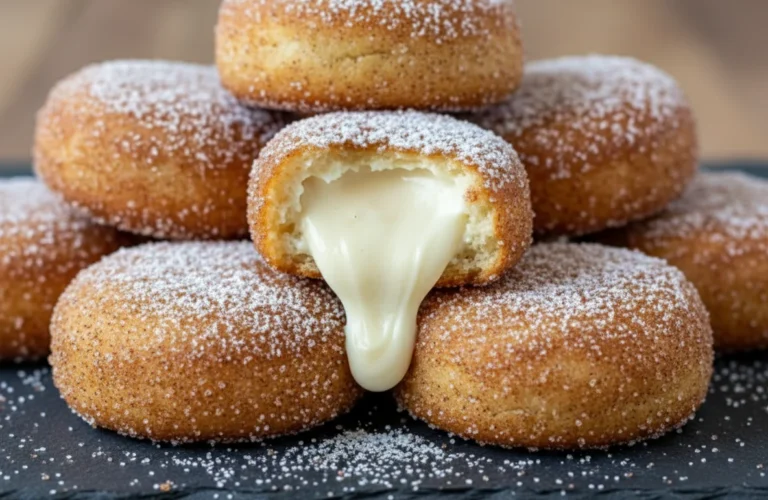 Churro Cookies with Cream Cheese Filling