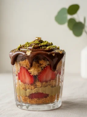 Dubai Chocolate Strawberry Cup