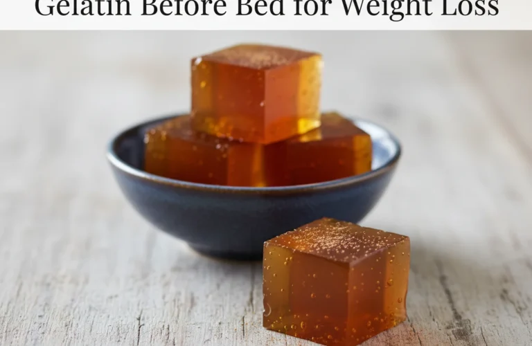 Gelatin Before Bed for Weight Loss