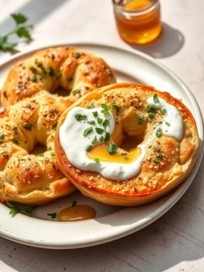 Gluten-free Protein Bagels With Greek Yogurt