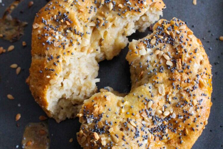 High Protein Greek Yogurt Bagels