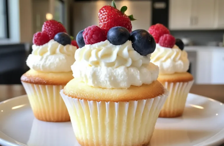 Japanese Cotton Cheesecake Cupcakes