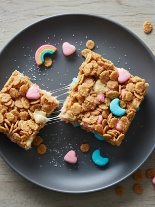 Lucky Charms Rice Crispy Treats