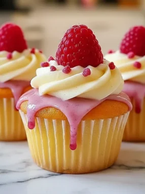 Raspberry Lemon Cupcake Recipe