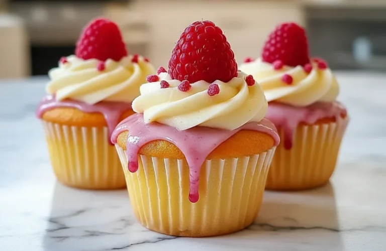 Raspberry Lemon Cupcake Recipe