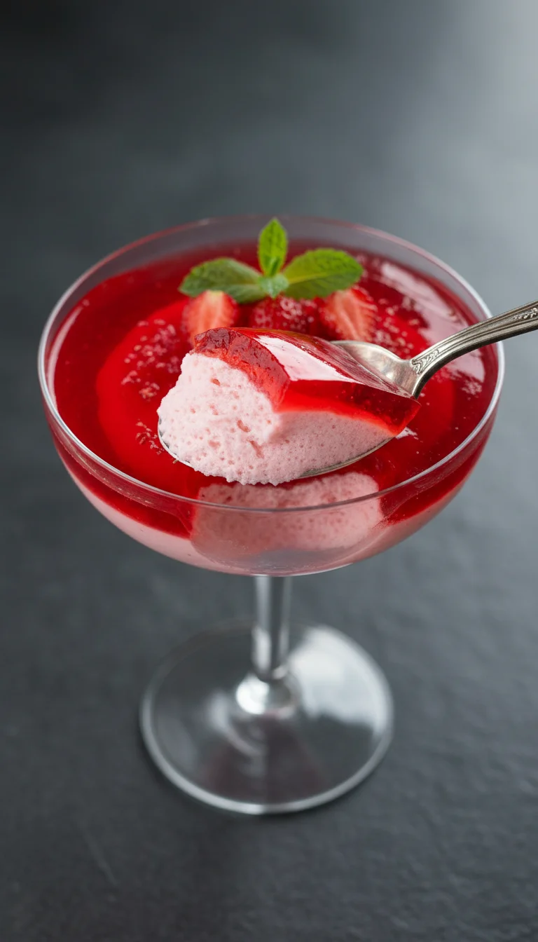 Strawberry and Cream Gelatin Cups: 7 Delicious Secrets for the Ultimate Dessert - Image 1