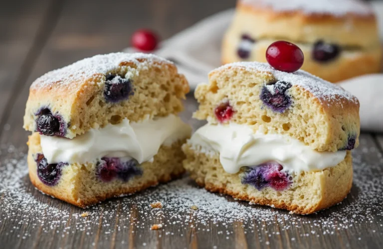 Cranberry Orange Sour Cream Scones