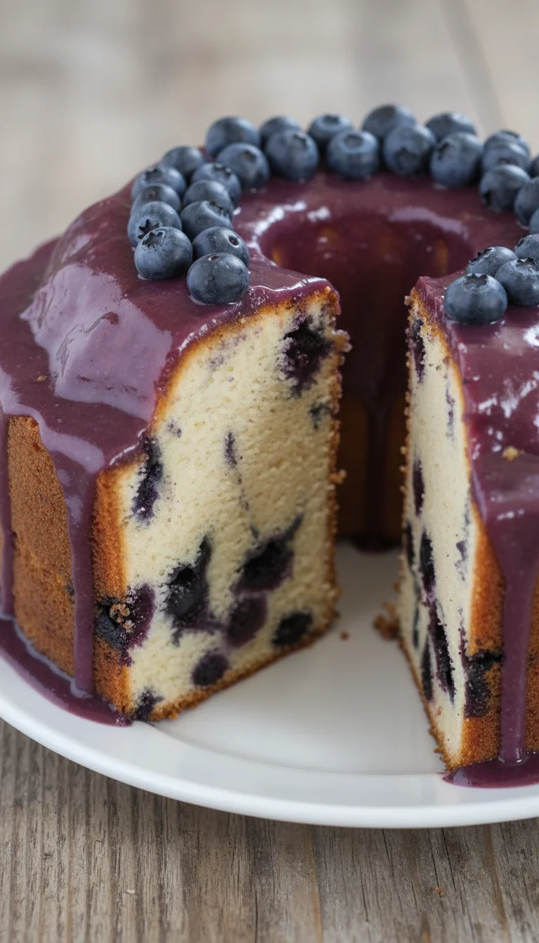 High Lemon Blueberry Pound Cake: 7 Secrets for a Delicious and Perfect Loaf - Image 1