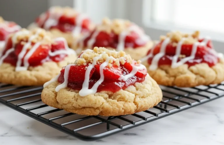 Homemade Strawberry Shortcake Butter Cookies