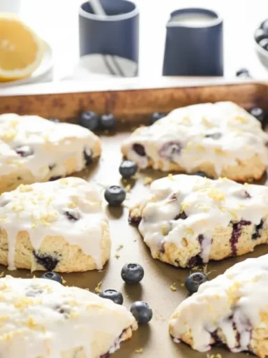 Lemon Blueberry Scones