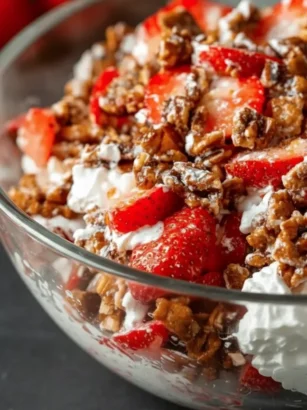 Strawberry Crackle Salad