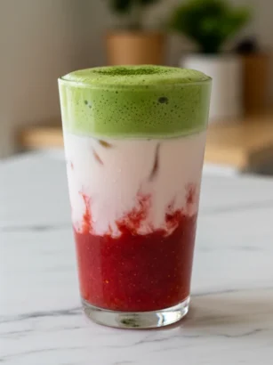 Strawberry Matcha Cloud