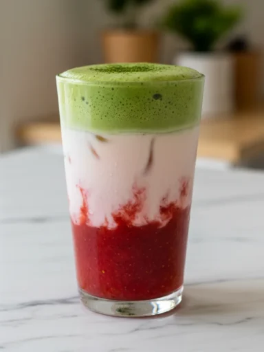 Strawberry Matcha Cloud