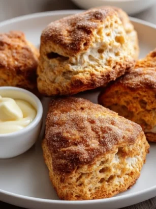 Warm Cinnamon Scones
