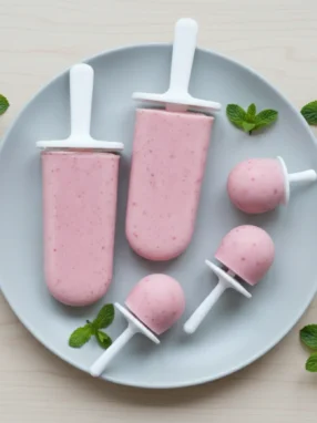 frozen greek yogurt fruit popsicles