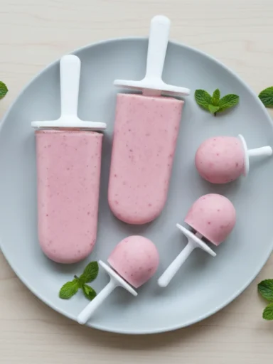 frozen greek yogurt fruit popsicles