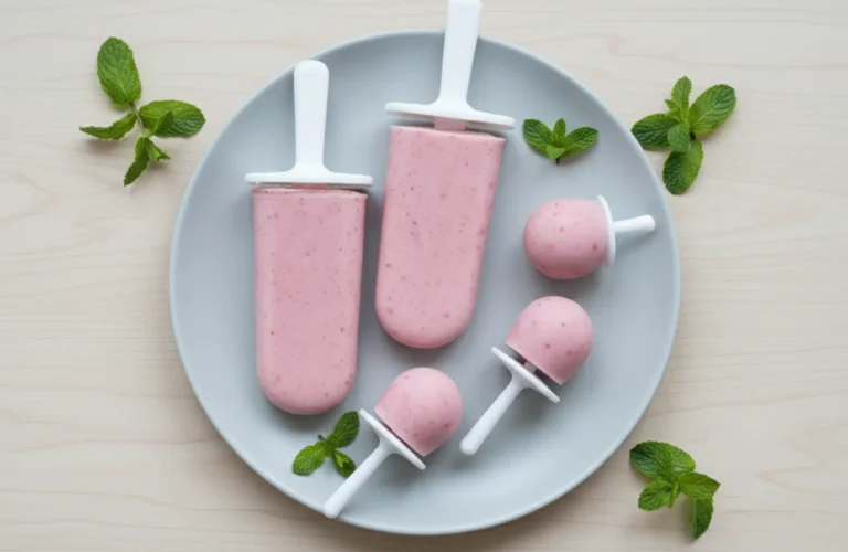 frozen greek yogurt fruit popsicles
