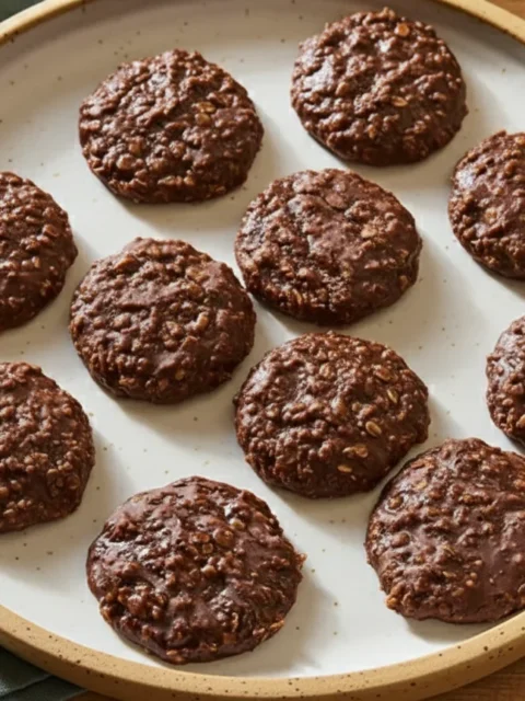 no bake chocolate oatmeal breakfast cookies