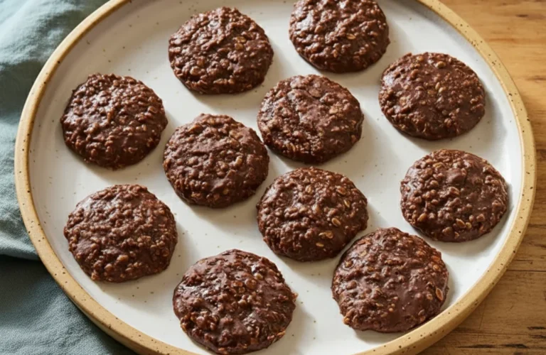 no bake chocolate oatmeal breakfast cookies